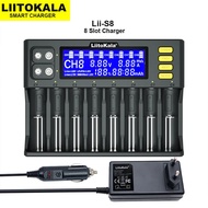 LiitoKala Lii-S8 Lii-PD4 Li-ion 3.7V NiMH 1.2V Li-FePO4 3.2V IMR 3.8V Untuk Pengecas 18650 26650 217