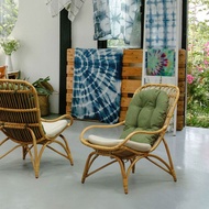 南洋風藤編躺椅 莫特手工印尼天然藤 峇厘休閒特色藤椅 附軟墊