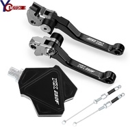 Motorcycle Accessories Brake Clutch Lever Easy Pull Clutch Lever System Kit For KAWASAKI KX250F 2004