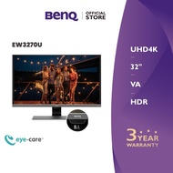BenQ EW3270U 32นิ้ว 4K HDR FreeSync USB-C Eye-care Multimedia Gaming Monitor (จอคอมเล่นเกม, จอคอมดูหนัง 4k)