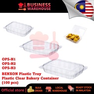 【100 PCS】OPS-H1 / OPS-H2 / OPS-H3 BENXON / BEKAS MAKANAN TAPAU PLASTIC / 塑料食品容器