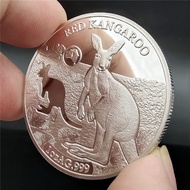 Australia 1 Oz .999 Fine Silver Plated Coins 2019 Kangaroo