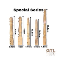 Special series kaki sofa/solid wood sofa leg chair leg/table leg