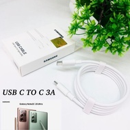 Data CABLE TYPE C TO C CHARGER CABLE TYPE-C TO TYPE-C CASAN CABLE TYPE C TO C PD3.0