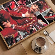 f1 racing driver charles leclercPoster Self-adhesive Art Waterproof Paper Sticker Coffee House Bar R