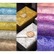 (LOCAL STOCK) 60x60CM Flower Bouquet Gift Wrapping Paper Flower Wrap Metallic Non-woven 20 sheet/pac