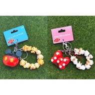 Tokyo Paradise Mickey Minnie Popcorn Bucket Keychain Pendant