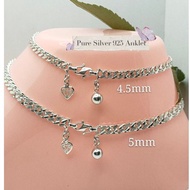 Gelang Kaki Perak 925 /Anklet Silver 925
