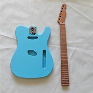 Semi Finished 6 Strings TL Electric Guitar,Blue Alder Body&Roasted Maple Neck Diy Guitar Kits  HG661