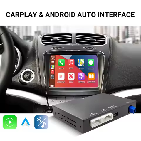 Wireless CarPlay & Android Auto Retrofit Decoder Box for Dodge Challenger Journey Charger Durango – 