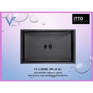 ITTO IT-L385BL NANO BLACK JUMBO KITCHEN SINK