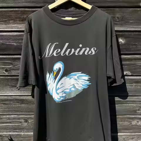 Remake 1994 Melvin Äôs Äòstoner Witch Äô Swan Black T Shirt S 5Xl