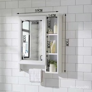 Bathroom Mirror Bathroom Wall-Mounted Shelves Mirror Cabinet Bathroom Mirror Cabinet Bathroom Dressing Mirror Wall Mirro