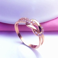 M Mrs. Jewelry Pure Russia 18k Colorful Gold Rose Gold Ring Ring Simple Atmosphere 585 Purple Gold f