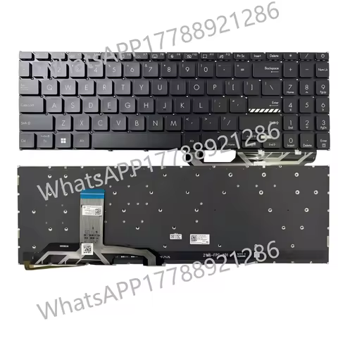 Replacement US/RU/ Russian Backlit Keyboard For ASUS Vivobook X1502 X1603 X1502VA 16X X1603ZA B1502 