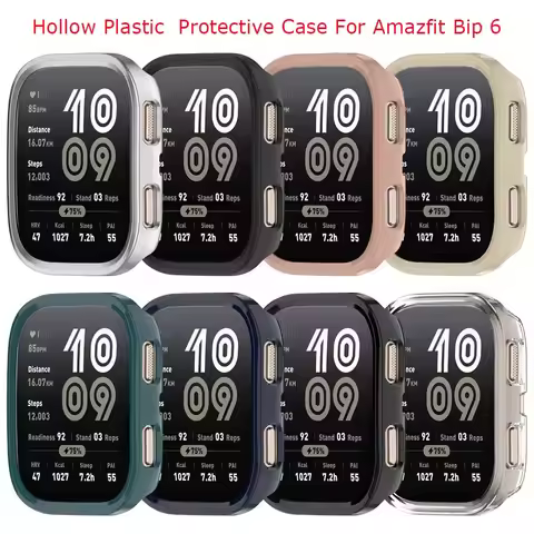 Protective Shell For Amazfit Bip 6 Case Cover Hard PC Anti-scratch Frame Bumper For Huami Amazfit Bi