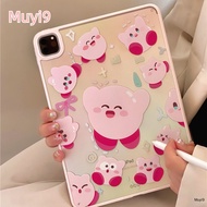 Fashion Creative Cartoon Funny Cute PIN Girl Heart Plump Kirby For IPad10.2 Shell 2022Ipad10th Cover Ipad Air2 Cover Air5 10.9 Anti-fall Case Air3 10.5/Pro11 Cover Ipad9th Shell