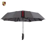 Porsche PORSCHE Automatic Sunny Umbrella 4S Store Customized Premium Gift 77cm Foldable Automatic Opening Closing Umbrella