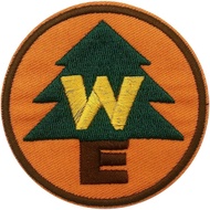 Tampalan Sulam Wilderness Explorer untuk Diseterika/Dijahit, Aksesori Kraf DIY Halloween untuk Emble