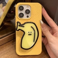 Phone Phone Case Suitable for iPhone Yellow Banana Expression 17/16/15promax/1413/12/11pro Niche xsm