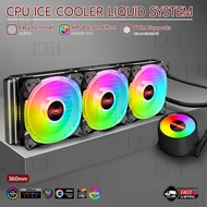 MLIFE - ชุดน้ำระบบปิด ชุดน้ำ CPU ระบบปิด RGB ชุดน้ำระบายความร้อน ชุดน้ำปิด 1 2 3 ตอน - CoolMoon ARGB