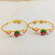 BC Bangle-Baby-999.9-Gold-Plated-24K-Emas-korea-Hello-Kitty BG2-44