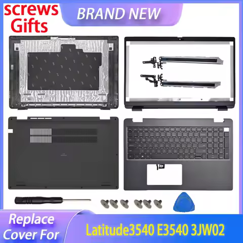 New Case For Latitude 3540 E3540 Laptop LCD Screen Back Top Cover 03JW02 Front Bezel 04Y0G1 Hinges P
