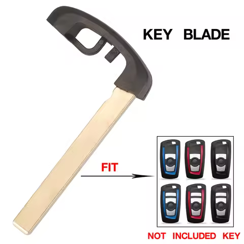 jingyuqin Remote Control Smart Card Small Key Replacement Blade For BMW 1 3 5 7 E90 E92 E93 X5 F10 F