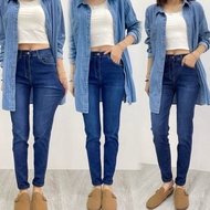 Pop Dark Blue Thin Pants 6117