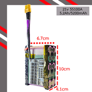 แบตเตอรี่แพ็ค (Li-ion Battery Pack)12.6V-16.8V-21V พร้อมใช้งาน ความจุ 2600mAh~5200mAh แบตเตอรี่ D.I.