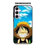 Hybrid Case Casing Samsung Galaxy A73 A56 A55 A36 A35 A26 A25 A16 A15 5G Luffy Smile S2343