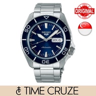 [Time Cruze] Seiko 5 Sports SRPK97K1 Blue Redux Dial Automatic Stainless Steel Men Watch SRPK97K SRP