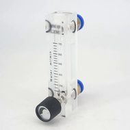 100-1000 LZM-6T อะคริลิคแผง Water Liquid Flowmeter Rotameter พร้อมวาล์วควบคุม Push In Fit 10มม. Tube