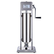 SucceBuy Manual Sausage Stuffer 7 L / 15 LBS Vertical Food-Grade 304 Stainless Steel for Home Kitche