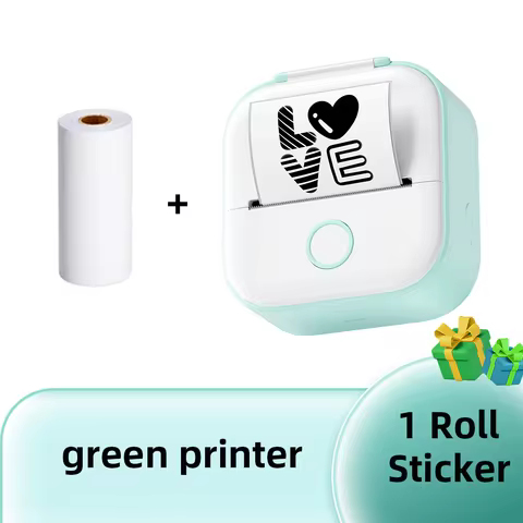 Phomemo T02 Mini Portable Printer Wireless Bluetooth Thermal Printer 53mm Self-Adhesive DIY printing