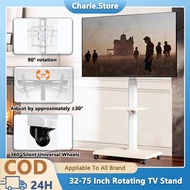 32-75 Inch TV Floor Stand Universal Adjustable Rotating TV Stand Mobile TV Stand Pendakap TV