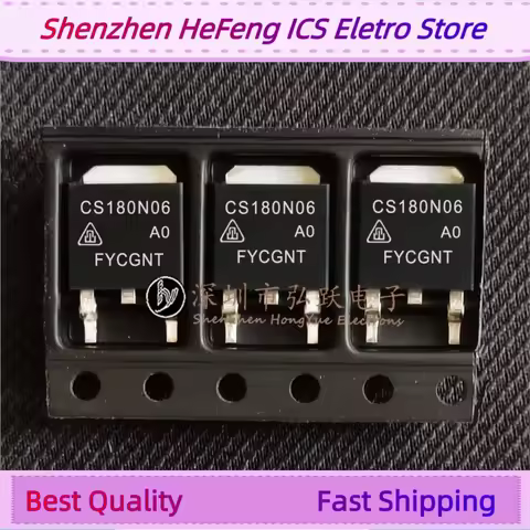 10PCS -20PCS CS180N06 CS180N06A0 TO263-3 180A 60V Fast Shipping Quality Guarantee