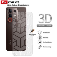 GARSKIN Vivo Y29 4G Carbon Skin Transformers Motif Back Protector