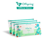 Offspring Biodegradable Plant-Based Baby Wipes 20 ct (3 Packs) [60Pcs] | Tisu Basah Bayi 20 ct (3 Pe