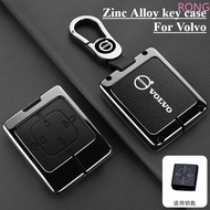Car Key Case Cover Bag zinc Alloy Leather For Volvo s60 s90 xc60 xc90 ex30 xc40 Car Styling Accessor