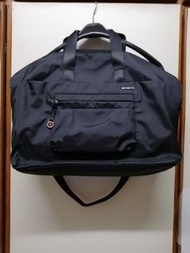 ［全新］專櫃品牌 Samsonite 新秀麗 黑色輕量簡約旅行袋/包