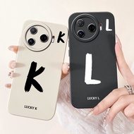 For Tecno Camon 30 Pro CL8 Case Luxury Letters Soft Silicone Matte TPU Protective Cover For Tecno Ca