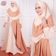 (CASH ON DELIVERY AVAILABLE) SERNS Maxi Naya | Hijab Dress Set | WOMEN'S SET | Women's 2-in-1 Set | 