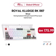 NEW RK R87 Royal Kludge 87 Key Wired Professional Game Hotswap Mechanical Keyboard