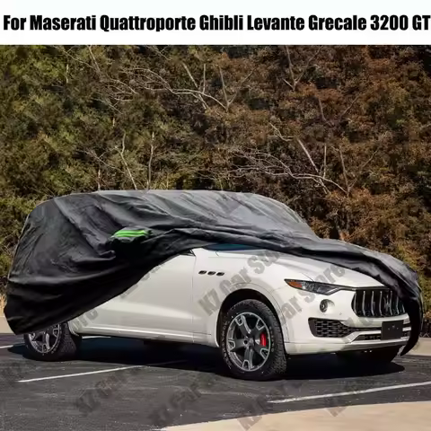 Car Cover Anti UV Sun Snow Rain Wind Protection Auto Cover For Maserati Quattroporte Ghibli Levante 