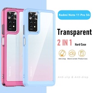 Redmi Note 11 Case Redmi Note 11 Pro 5G Case Case Redmi Note 11S Case Luxury Silicone Clear Bumper TPU Shockproof Cover Case