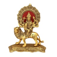 DURGAI AMMAN GOLD PLATED METAL STATUE AMMAN STATUE st533