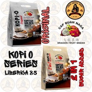 Cap Buah Naga Kopi O Series With Liberica 85 - Original & 2in1 Sugar Added - Instant Coffee Drink