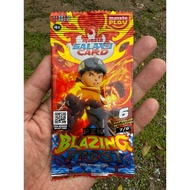 Boboiboy Card Pek Blazing Frost 7/9 - Boboiboy Blaze