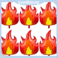 New Flame Shaped Aluminum Film Balloon Decoration Balloon Firefighter Theme Nezha Series Performance